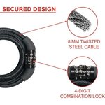 Cable antivol vélo 1 2 m