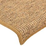 vidaXL Tapis d'escalier auto-adhésifs 15 Pièces Orange 65x21x4 cm
