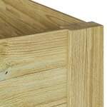 vidaXL Garage pour tondeuse robot en bois de pin traité