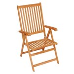 Salon de jardin meuble d'extérieur ensemble de mobilier 5 pièces bois de teck massif 02_0016574