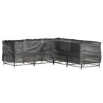 vidaXL Housse de salon de jardin en forme de L 16 œillets 250x250x70cm
