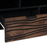 vidaXL Meuble TV - 100 x 33 5 x 46 cm  en bois de mangue massif.