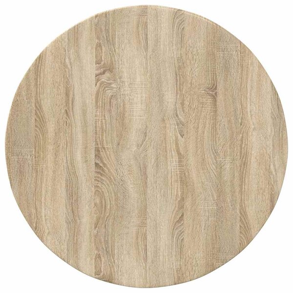 vidaXL Plateau de table Chêne sonoma 80 x 80 x 1.5 cm