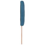 vidaXL Tête de lit LED en velours bleu foncé  design en blocs de diamants  90 cm