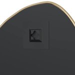 vidaXL Miroir mural Doré 60x50 cm