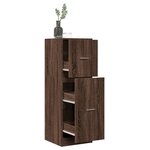 vidaXL Armoire apothicaire chêne marron 40x41x118 cm bois d'ingénierie