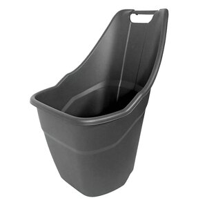 Nature Chariot à déchets de jardin 65 L Gris