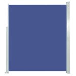 vidaXL Auvent latéral rétractable de patio 120x500 cm Bleu