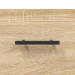 vidaXL Buffet haut chêne sonoma 69 5x31x115 cm bois d'ingénierie