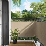 vidaXL Écran de balcon 90 x 200 cm Oxford alu enduit de PU