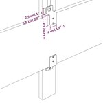 vidaXL Tête de lit avec oreilles Cappuccino 93x23x118/128cm Similicuir