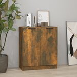 vidaXL Buffet Chêne fumé 60x30x70 cm Bois d'ingénierie