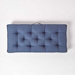 Coussin rehausseur pour canapé en coton  Bleu marine - HOMESCAPES