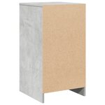 vidaXL Buffet Gris Béton 40x41x75 cm Bois d'ingénierie