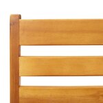 vidaXL Fauteuil de jardin lot de 2 66 5x65x81 cm bois massif d'acacia
