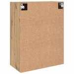 vidaXL Armoires Murailles 2 Pièces chêne artisanal 69 5 x 34 x 90 cm