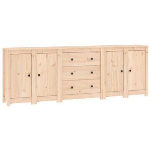 vidaXL Buffet 230x35x80 cm Bois massif de pin