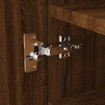 vidaXL Armoire à chaussures Chêne marron 55x35x108cm Bois d'ingénierie