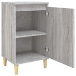 vidaXL Table de chevet sonoma gris 40x35x70 cm bois d'ingénierie