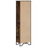 vidaXL Bibliothèque chêne fumé 50x31x169 cm bois d'ingénierie