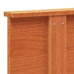 vidaXL Tête de lit cire marron 180 cm bois massif de pin