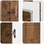 vidaXL Buffet Bois ancien 55 5 x 29 x 100 cm Bois d'ingénierie