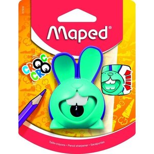 MAPED - Taille-crayons CROC CROC INNOVATION, coloris unique BLEU-VIOLET en blister- E-COMMERCE