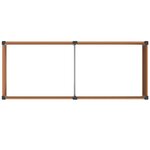 vidaXL Jardinière surélevée Marron 250 x 100 x 91 cm WPC et Aluminium