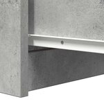 vidaXL Buffet gris béton 37 5x35x76 cm bois d'ingénierie