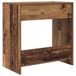 vidaXL Bureau Bois ancien 77 5 x 43 x 79 cm Bois d'ingénierie
