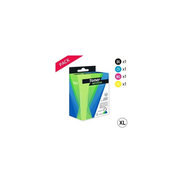 Pack de 4 cartouches d'encre Epson 604XL Noir et couleurs Toner Services