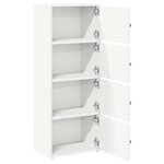 vidaXL Bibliothèque blanc 40x24x102 cm bois d'ingénierie