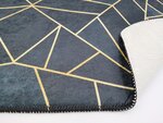 Tapis d'intérieur Grafic 50 x 80 cm - Noir