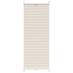 vidaXL Store plissé 50x100 cm Crème