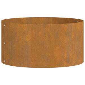vidaXL Anneau de jardinière Marron 40 x 40 x 20 cm Acier Corten