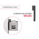 Console murale à visser soléa gris anthracite mat sablé ren 0206ms