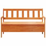 vidaXL Banc extérieur Marron 119 x 76 x 44cm Bois de pin massif