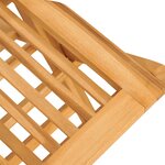 vidaXL Ensemble à manger de jardin 5 Pièces Bois de teck massif