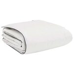 vidaXL Duvet d'hiver avec oreiller 2 Pièces Blanc Plume de canard