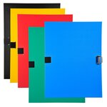 Chemise À Sangle Dos Extensible Avec Rabat En Pied Et Boucle À Coulisseau Cranté - Polypropylène - Couleurs Assorties - X 10 - Exacompta