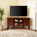 vidaXL Meuble TV Marron 100 x 40 5 x 46 cm Bois de Mahogany Massif