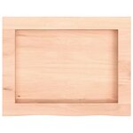 vidaXL Étagère murale 40x30x(2-4) cm bois de chêne massif non traité