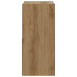 vidaXL Table de chevet Chêne artisanal 30 5 x 27 x 59 5 cm