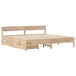vidaXL Cadre de lit sans matelas 180x200 cm bois massif de pin