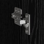 vidaXL Garde-robe 2 Pièces Chêne noir 50 x 50 x 200 cm Bois d'ingénierie