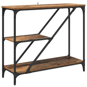 vidaXL Table console Bois Ancien 88 5 x 30 x 75 cm Bois d'ingénierie