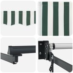 vidaXL Auvent rétractable électrique 3 5 x 2 5 m