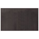 vidaXL Tapis rectangulaire marron foncé 60x100 cm bambou