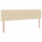 vidaXL Lit de Rangement Crème 180 x 200 cm Cuir synthétique