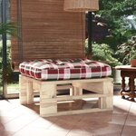 vidaXL Pouf palette de jardin bois de pin imprégné